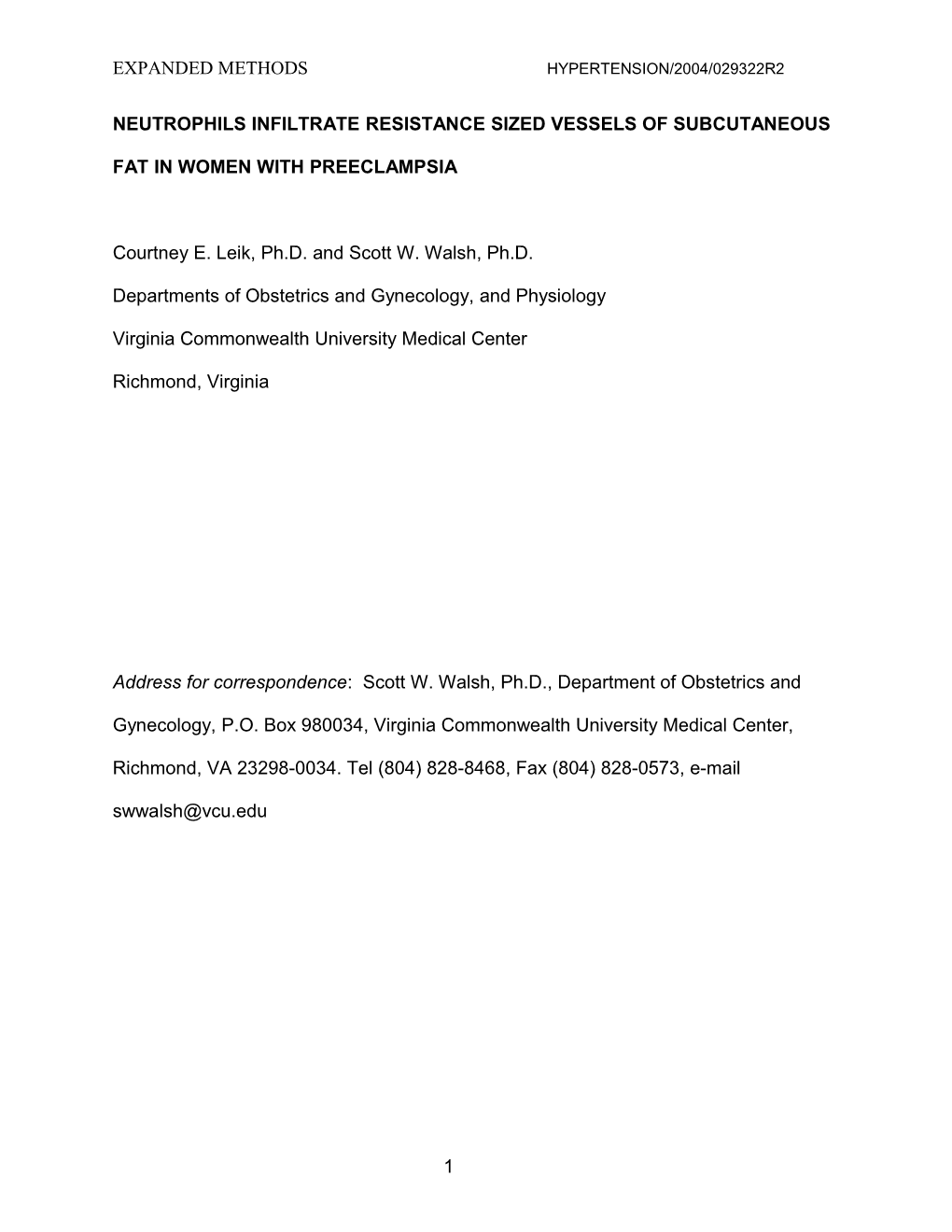 The Antibody for IL-8 Required Frozen Tissue Which Was Cut Into 20 Μm Sections and Fixed