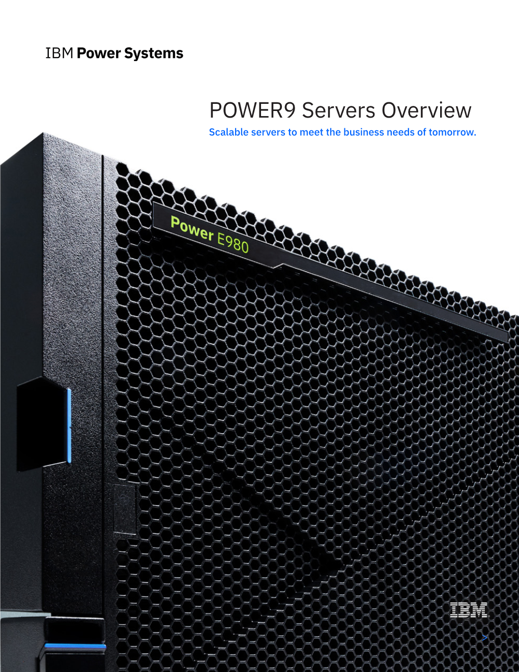 IBM POWER9 Servers Overview