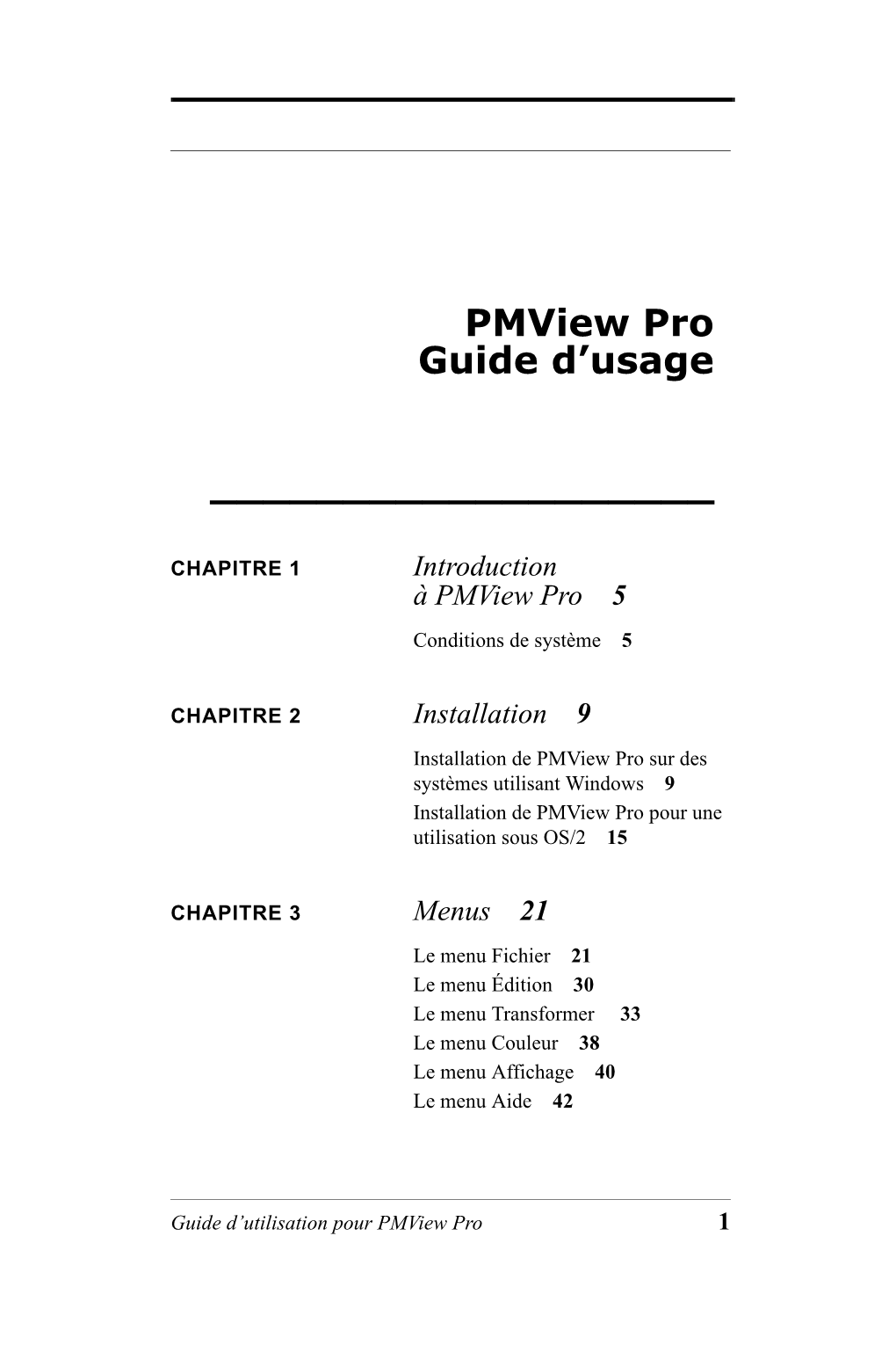 Pmview Pro Guide D'usage