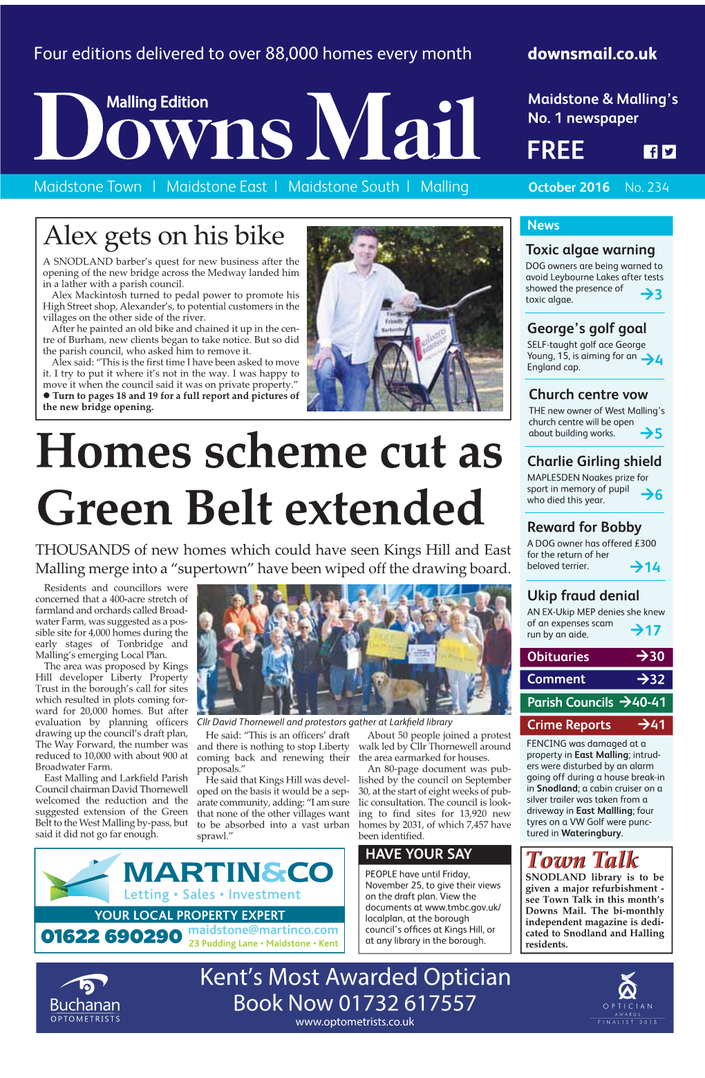 Homes Scheme Cut As Green Belt Extended