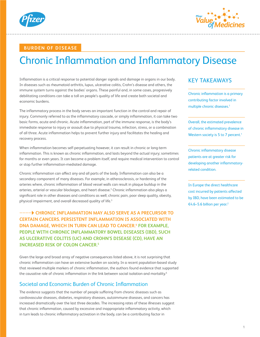 Chronic Inflammation and Inflammatory Disease