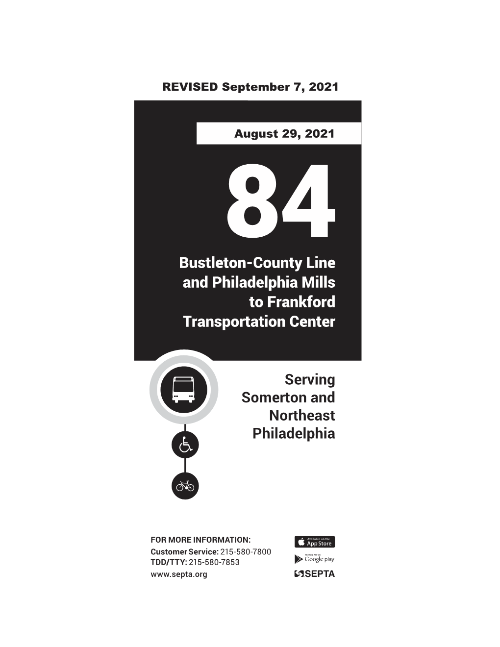 Bustleton-Coutny Line and Philadelphia Mills to Frankford