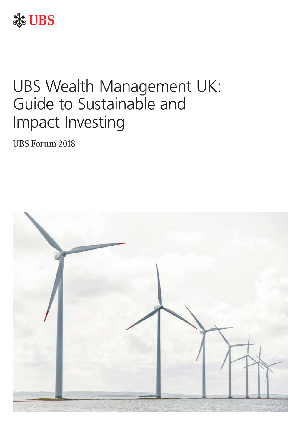 UBS Wealth Management UK: Guide to Sustainable and Impact Investing UBS Forum 2018 2 Introduction