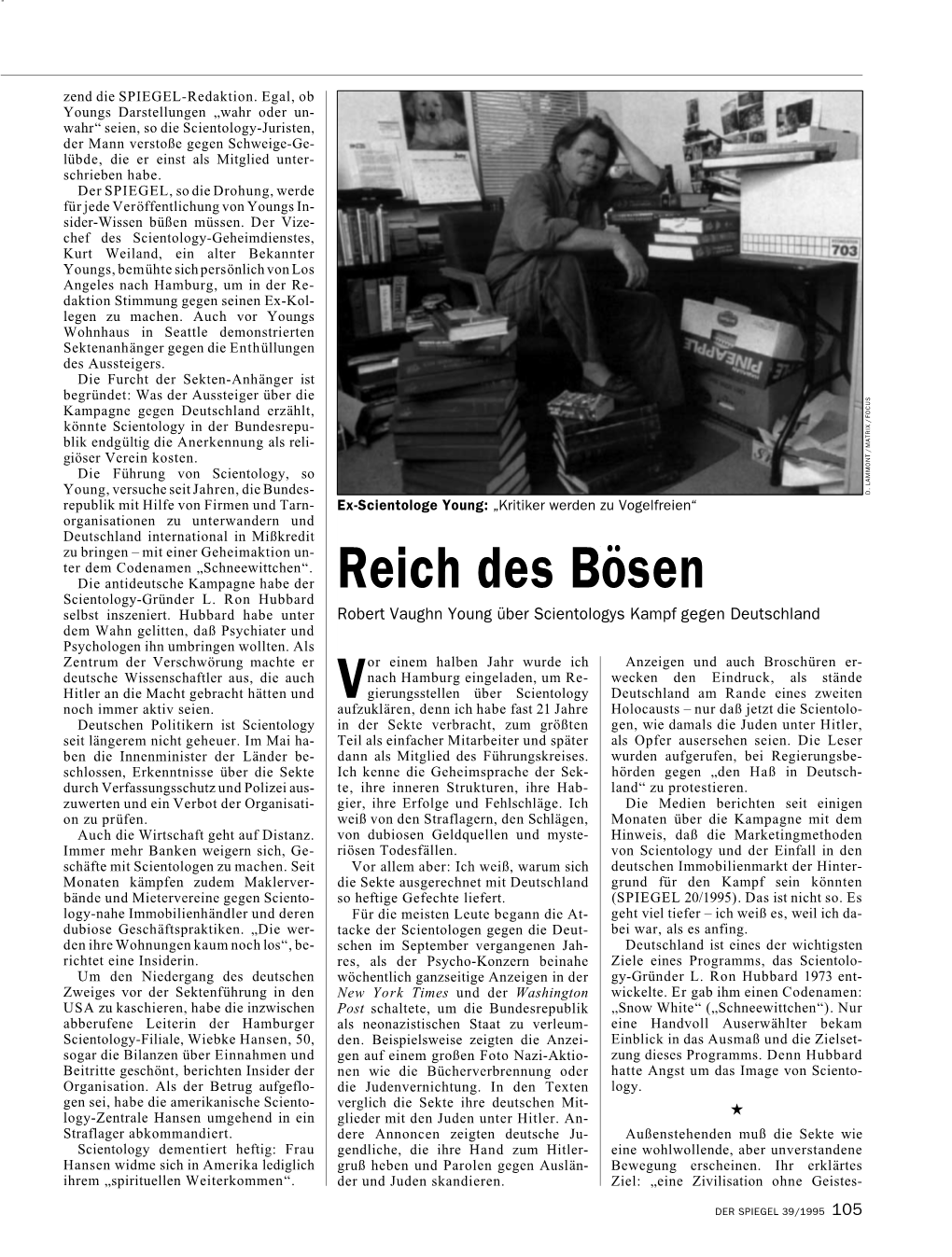 Reich Des Bösen Scientology-Gründer L