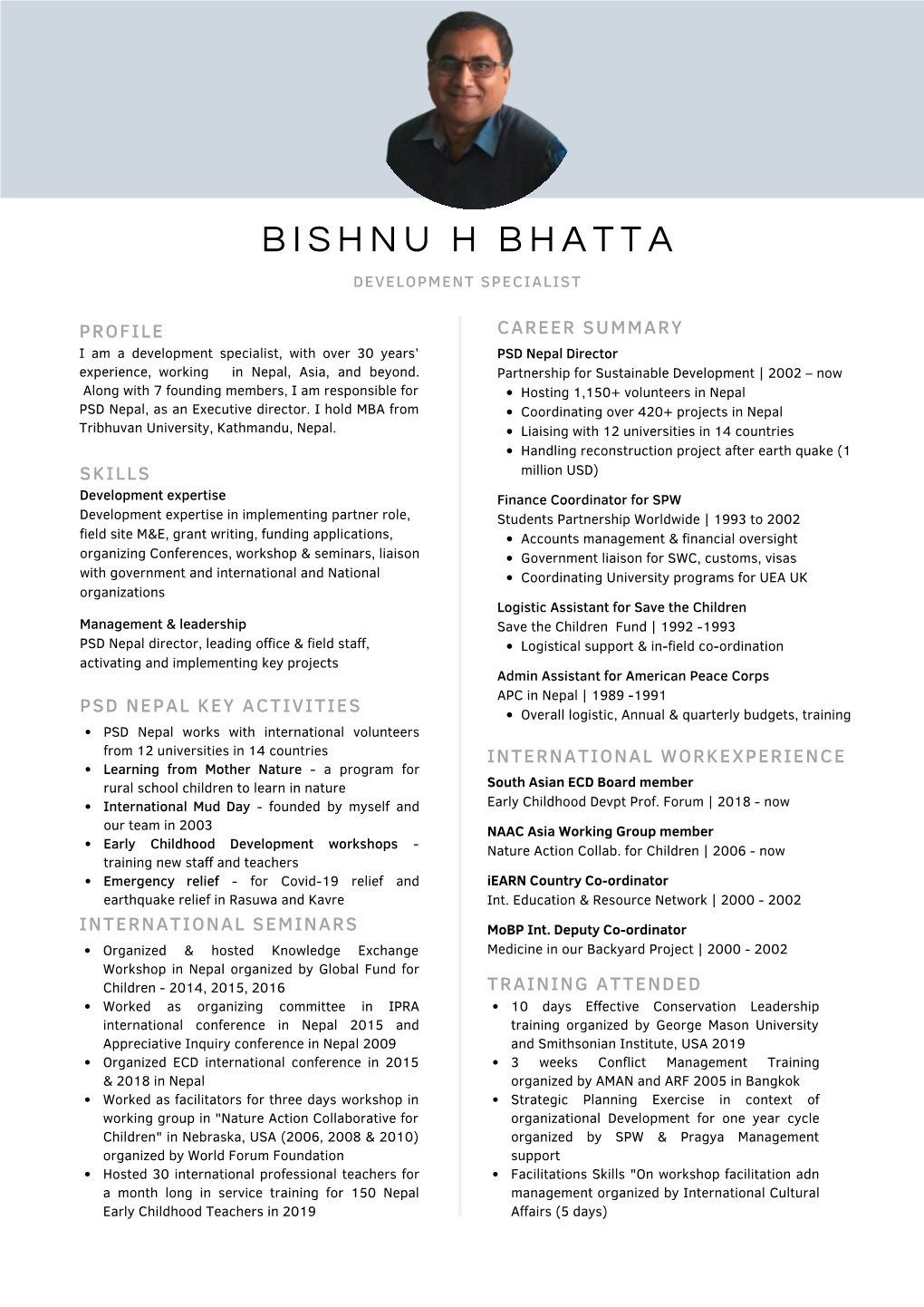 Bishnu H BHATTA