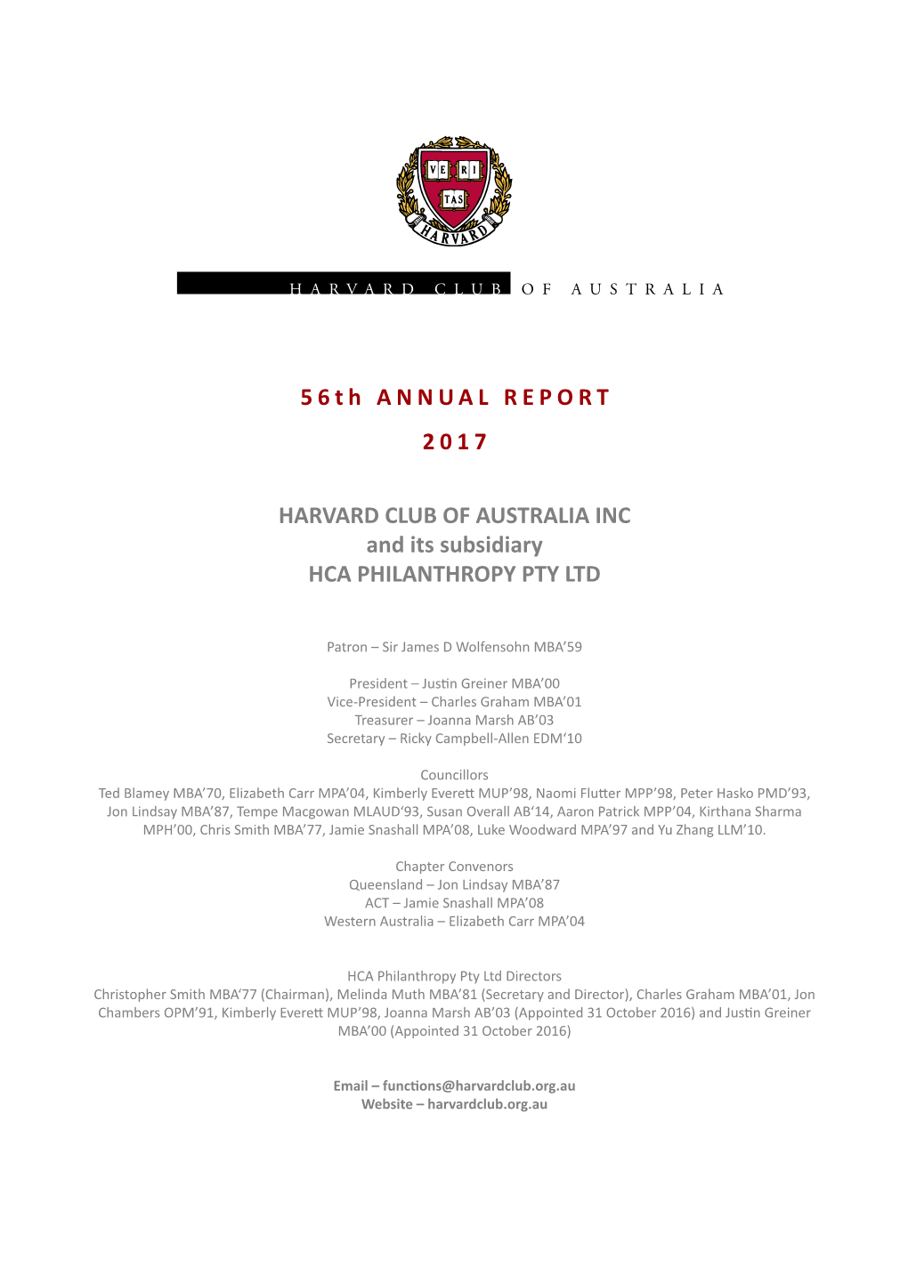 56Th ANNUAL REPORT 2017