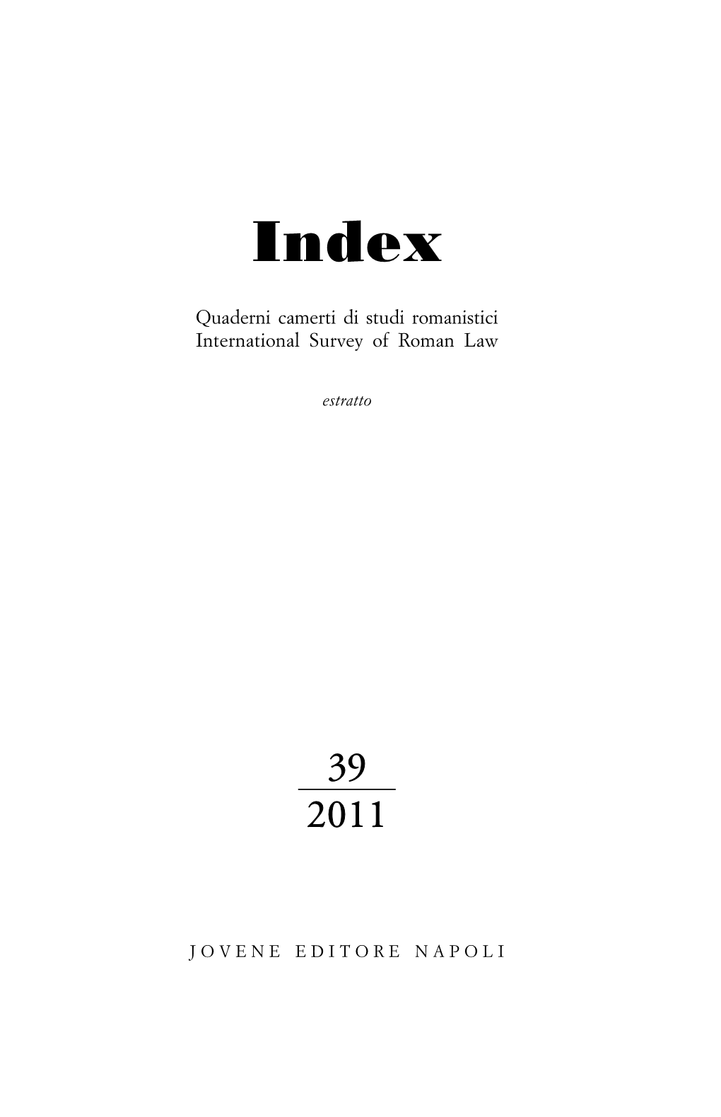 Index-Magistrature-Italiche.Pdf
