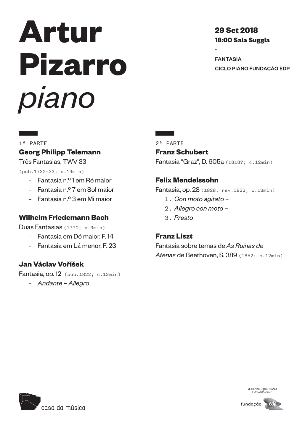 Artur Pizarro Piano