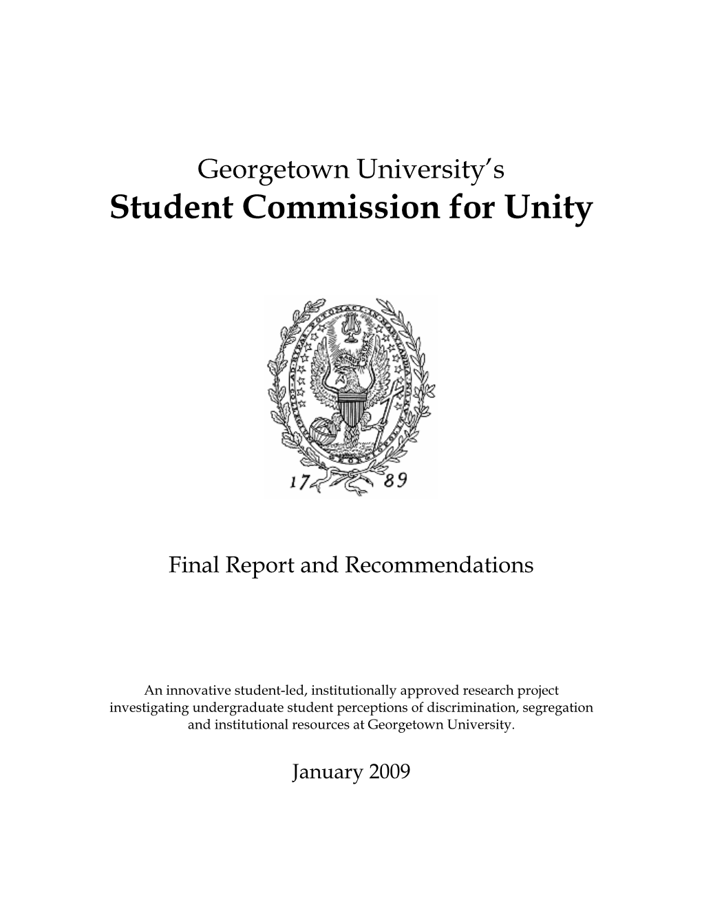 GUSA Student Commission for Unity