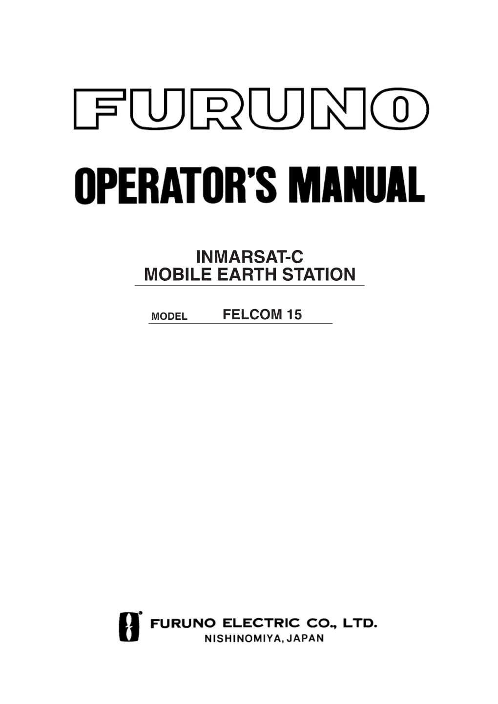 Inmarsat-C Mobile Earth Station