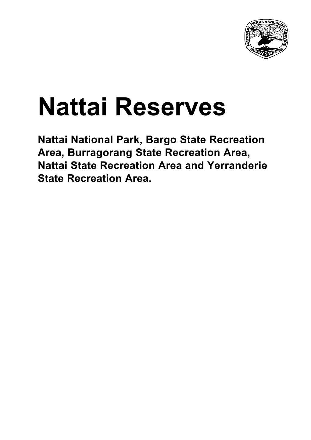 Nattai Reserves Plan of Management (PDF