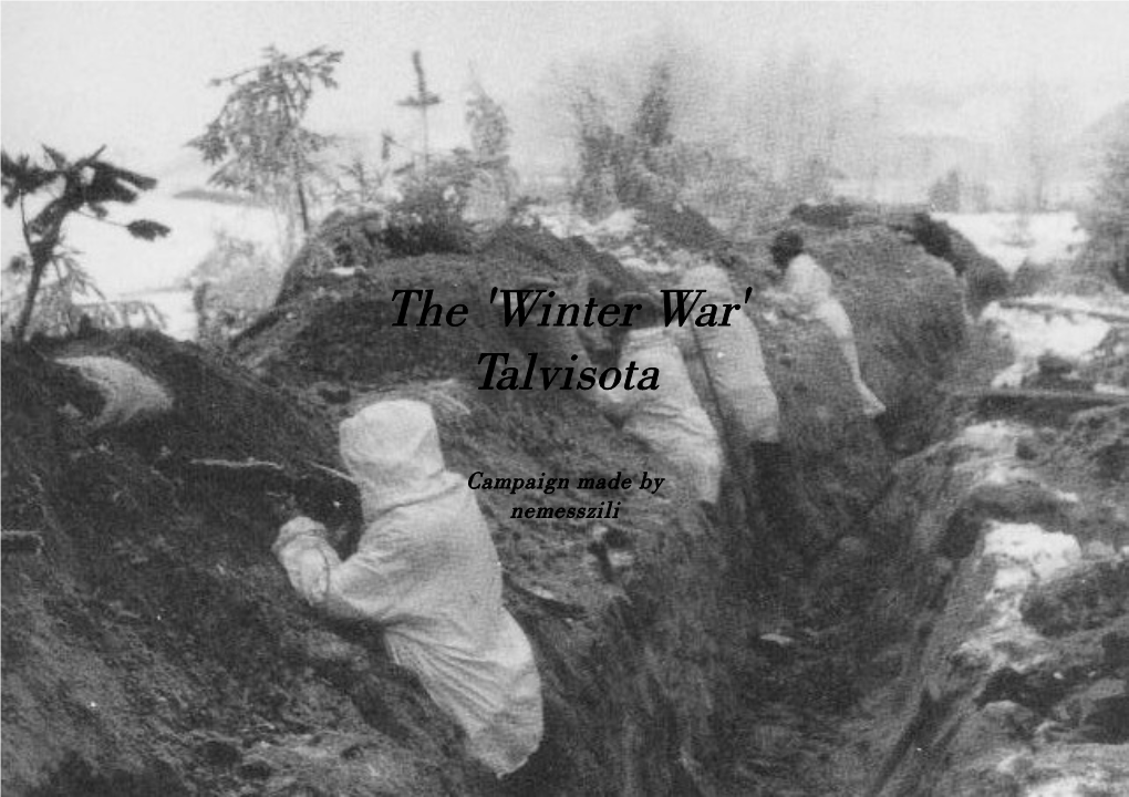 The 'Winter War' Talvisota