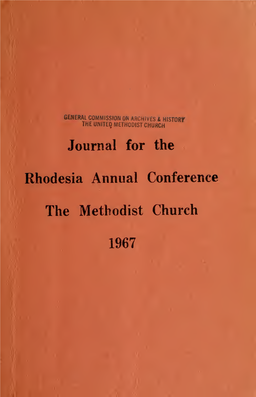 Official Journal of the Twenty-Ninth Session of the Rhodesia Annual