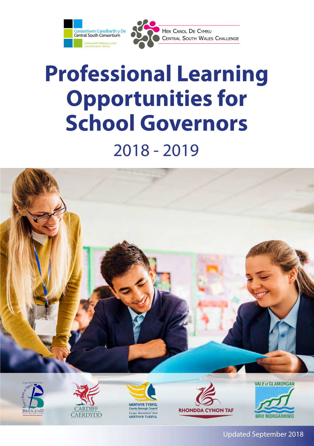 Professional Learning Opportunities for School Governors 2018 - 2019