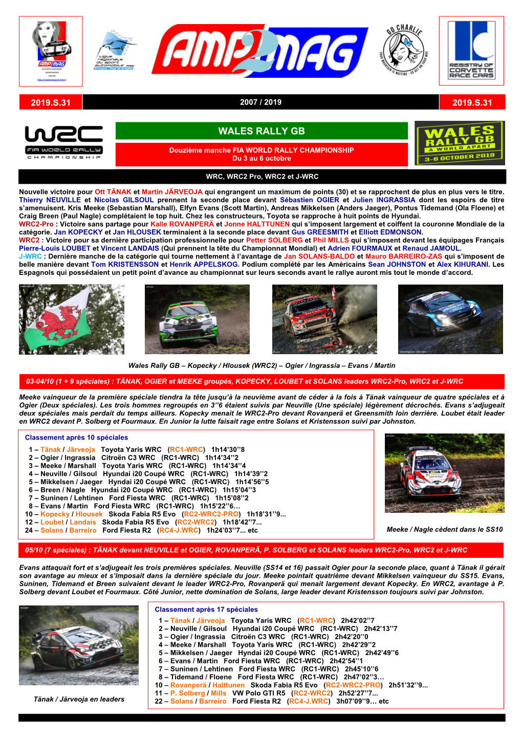 Wales Rally Gb