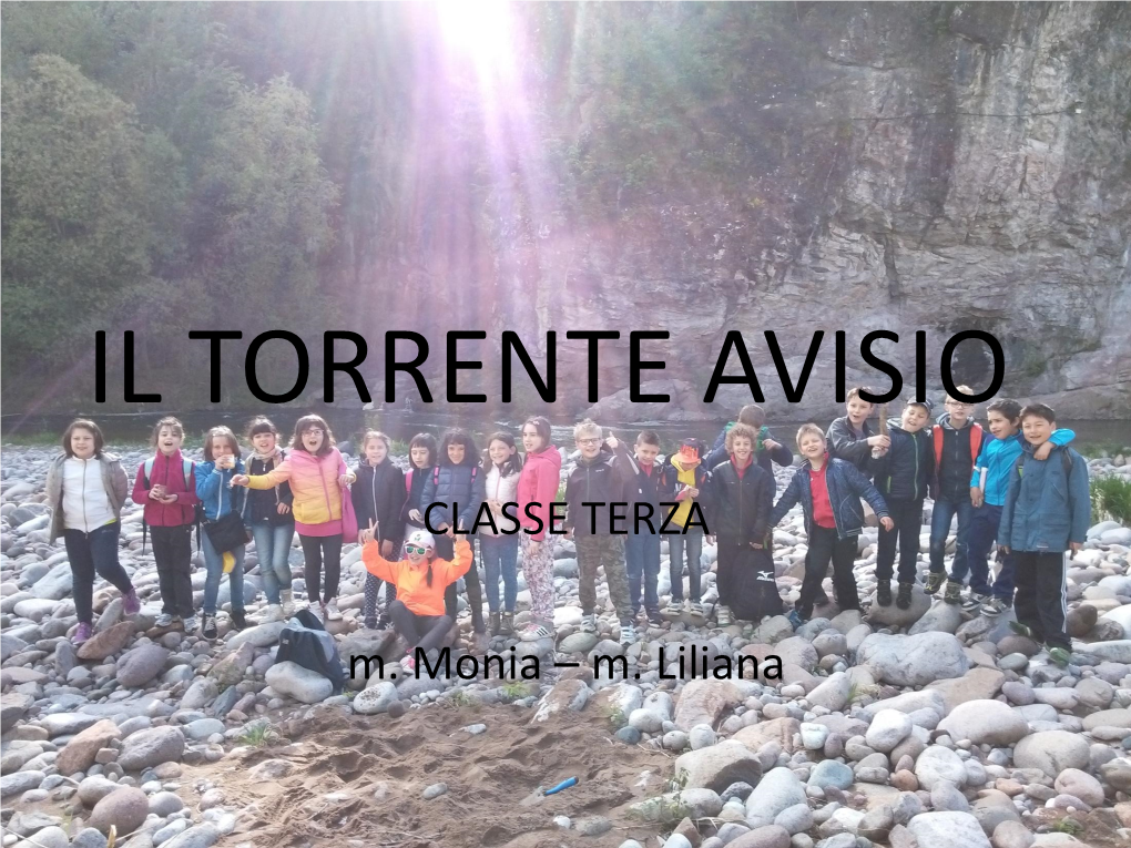 Il Torrente Avisio