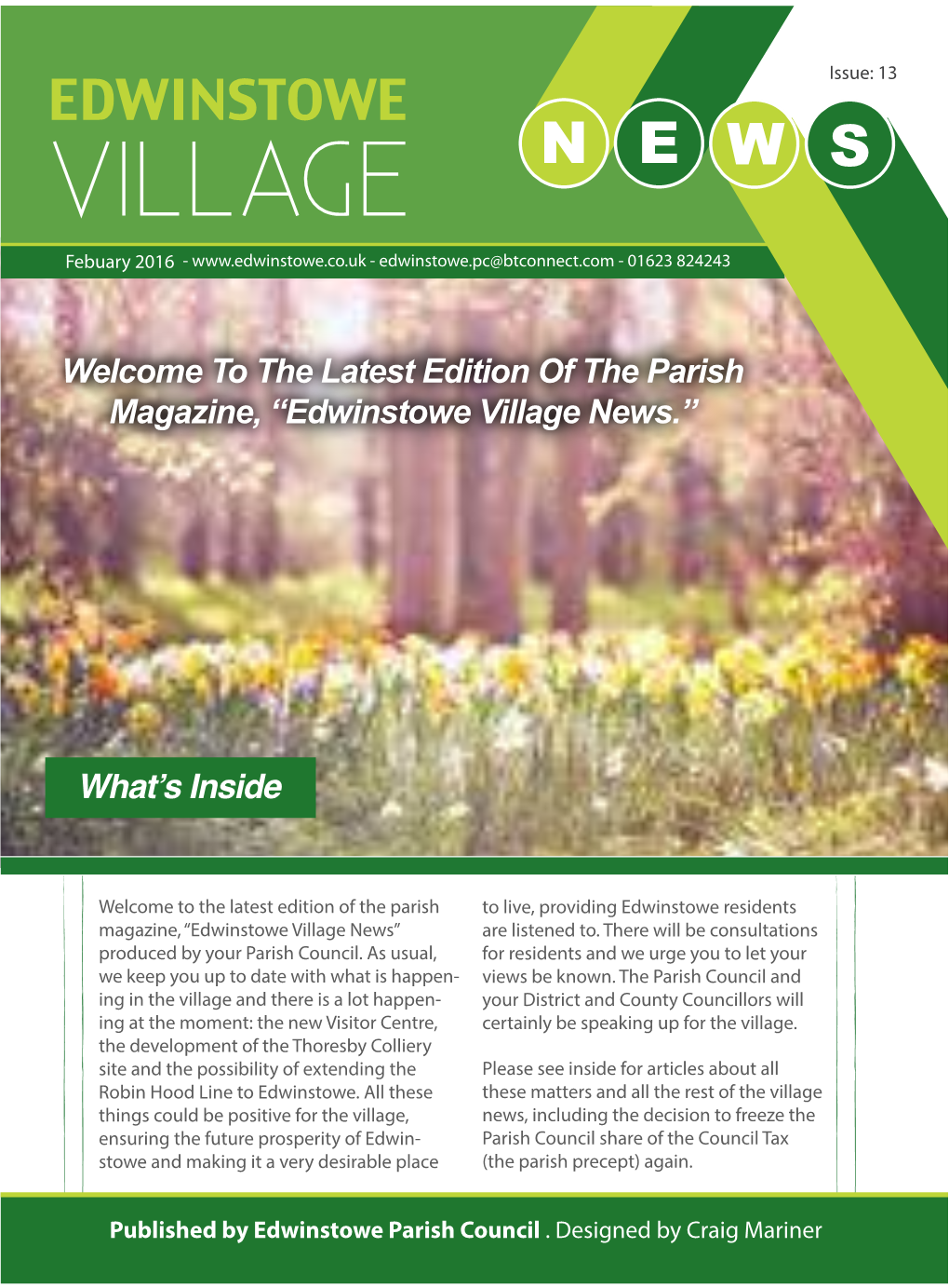 Edwinstowe Village News.”