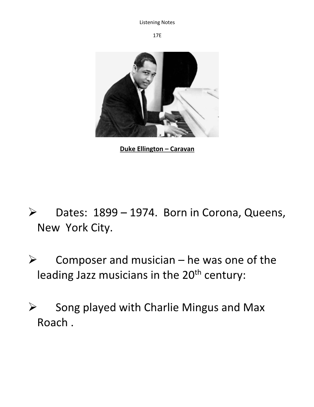 1899 – 1974. Born in Corona, Queens, New York City. Composer