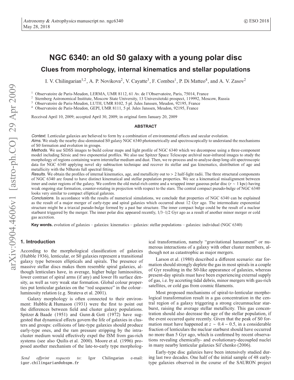 NGC 6340: an Old S0 Galaxy with a Young Polar Disc. Clues from Morphology, Internal Kinematics and Stellar Populations