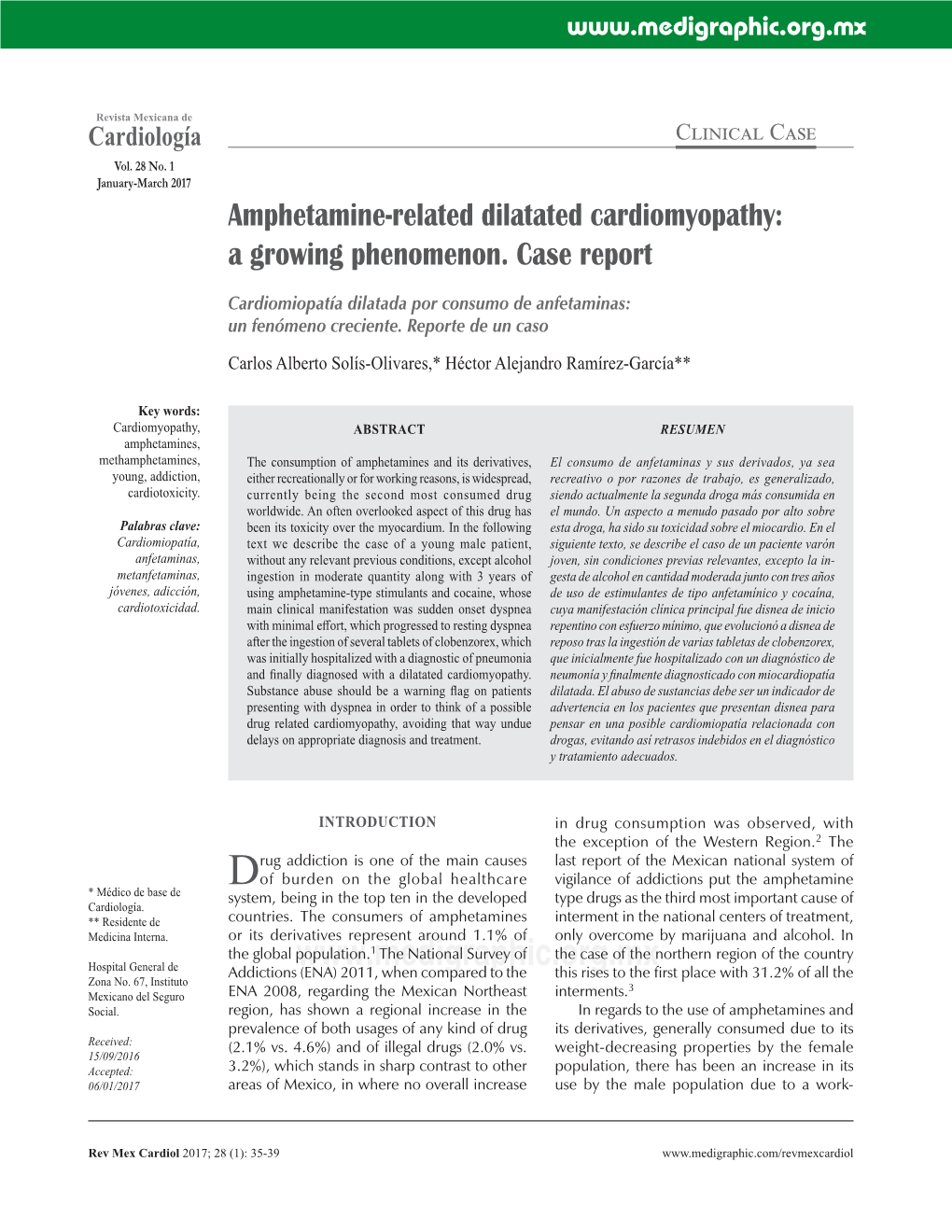 Amphetamine-Related Dilatated Cardiomyopathy: a Growing Phenomenon
