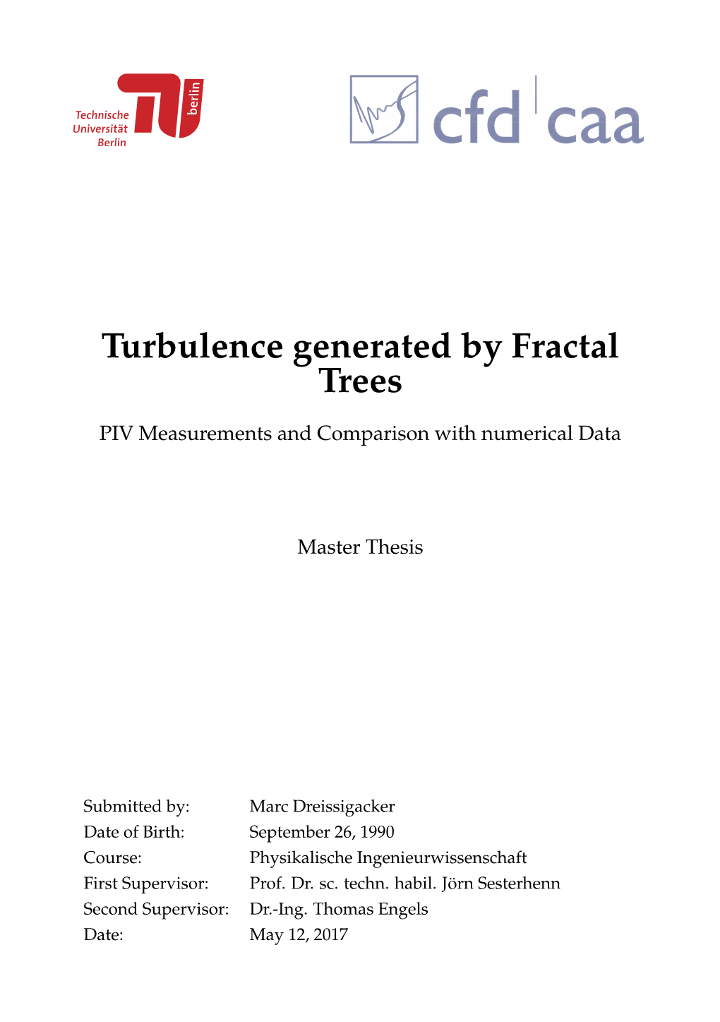 Turbulence Generated by Fractal Trees