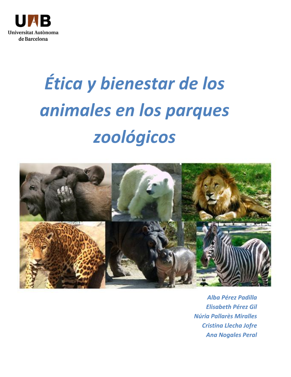 Ética Y Bienestar De Los Animales En Los Parques Zoológicos