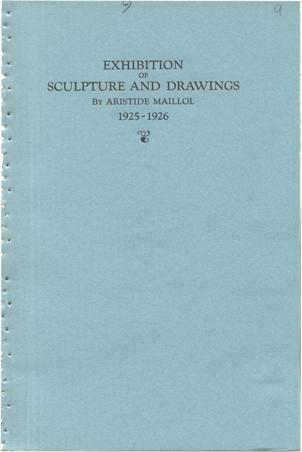 Sculpture and Drawings, 1925-1926 / by Aristide Maillol