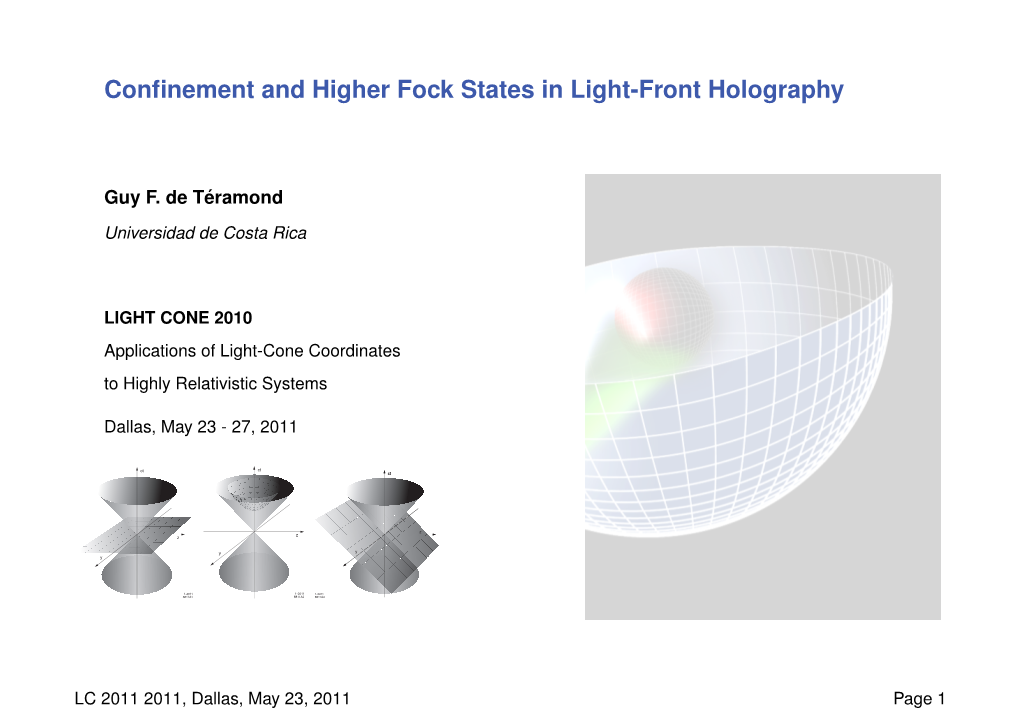 Confinement and Higher Fock States in Light-Front Holography