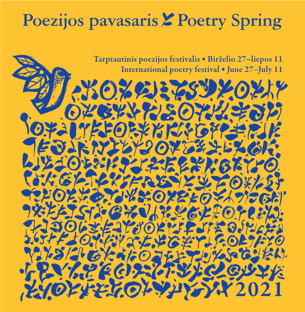 Poezijos Pavasaris Poetry Spring