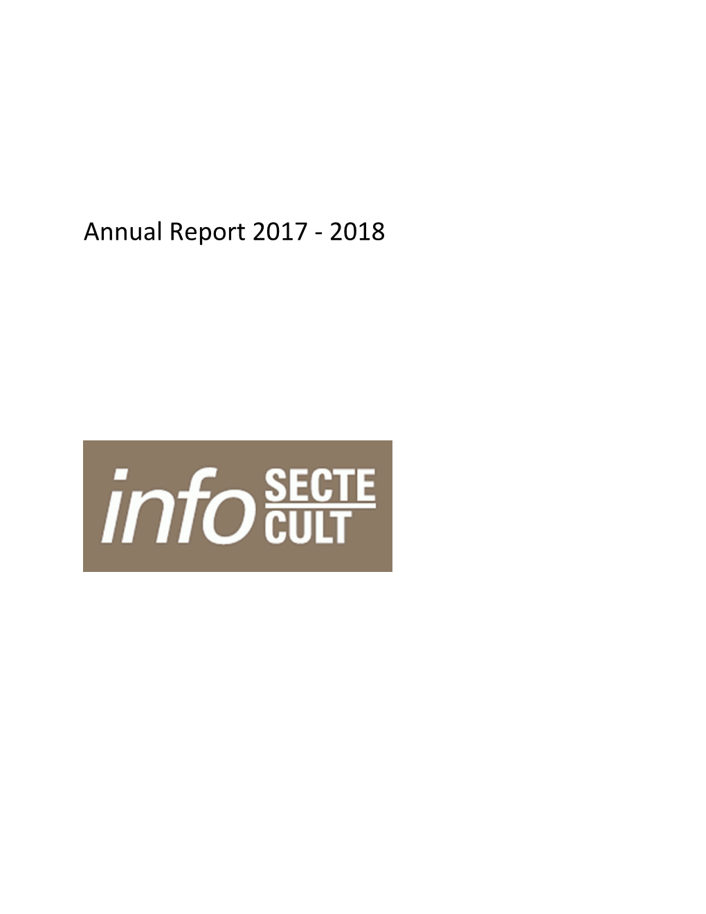 Annual Report 2017 - 2018