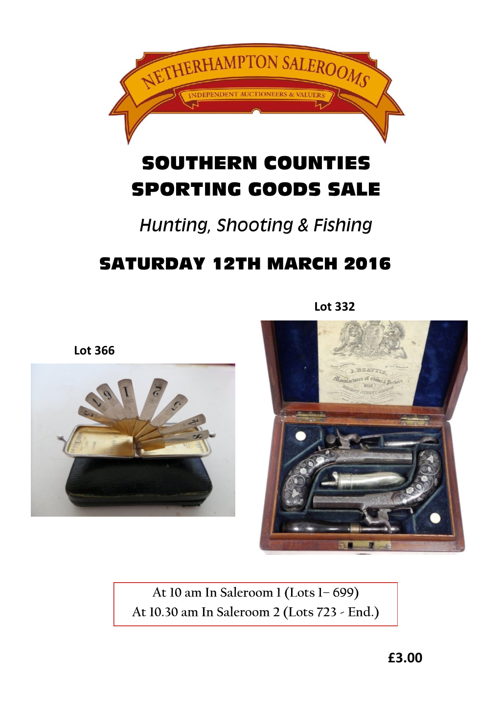 Southern Counties Sporting Goods Sale