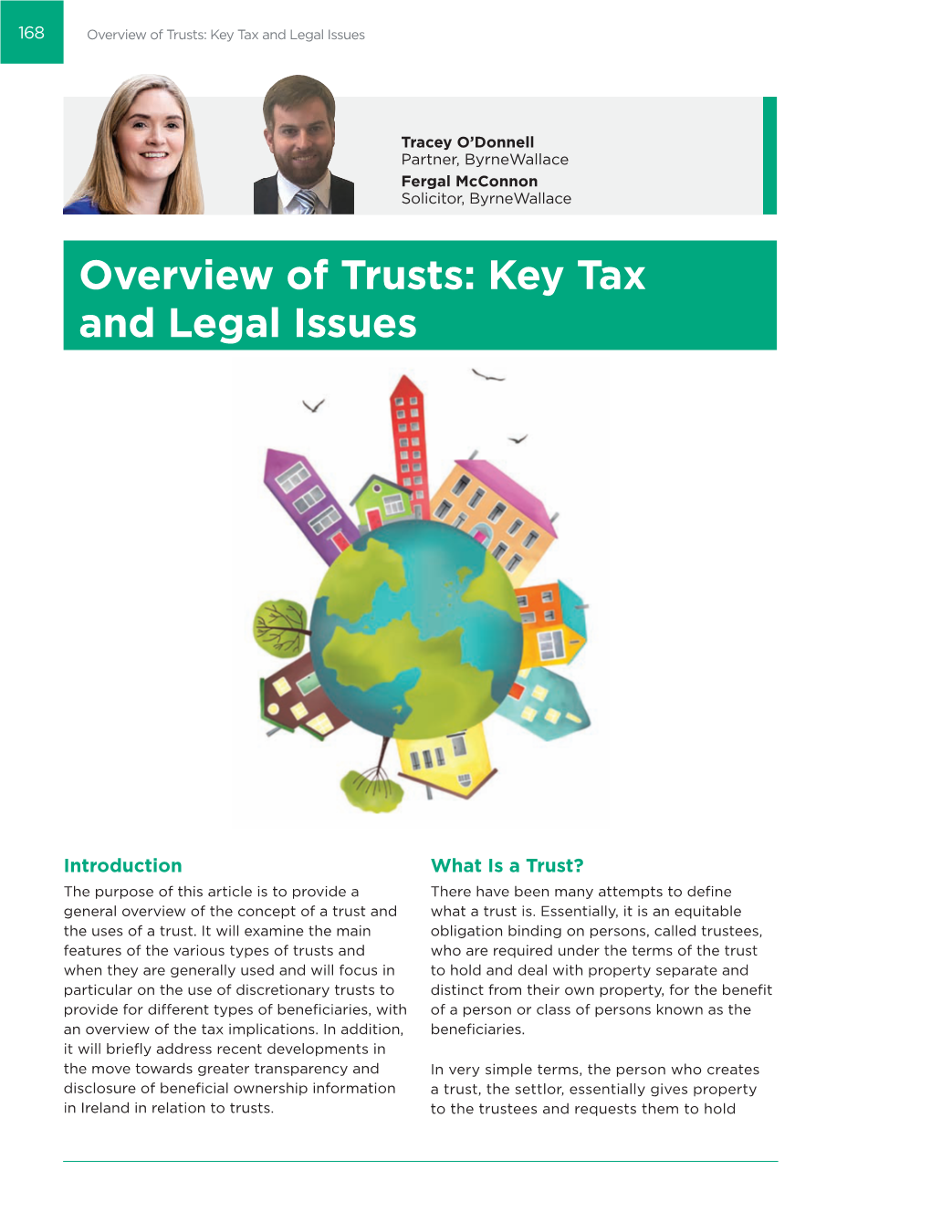 Overview of Trusts: Key Tax and Legal Issues