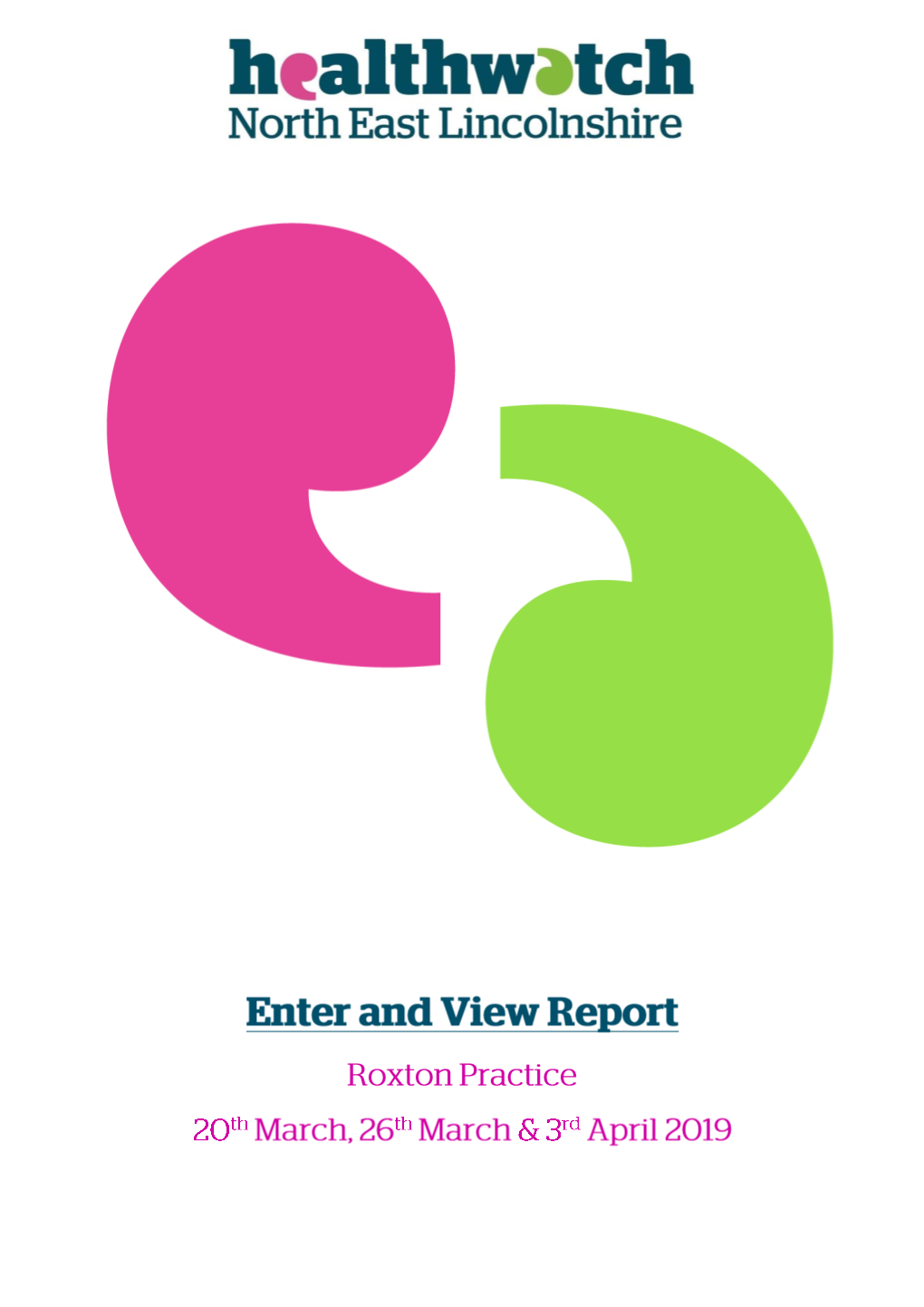 To View the Enter & View Report