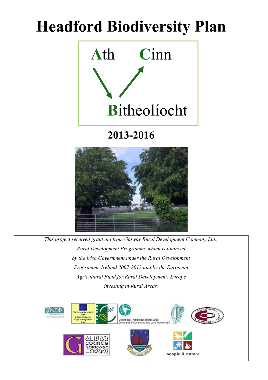 Headford Biodiversity Plan Ath Cinn