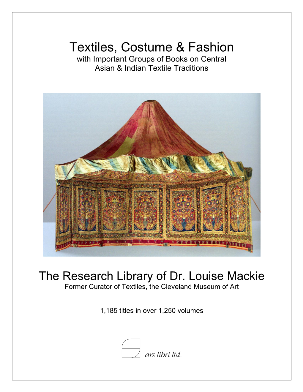 Textiles, Costume & Fashion