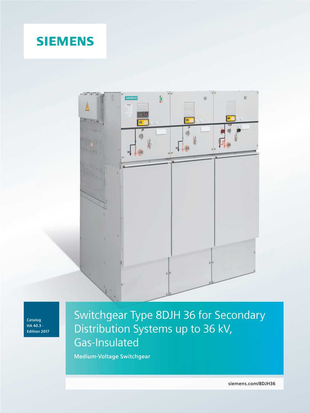 Switchgear Type 8DJH 36 for Secondary