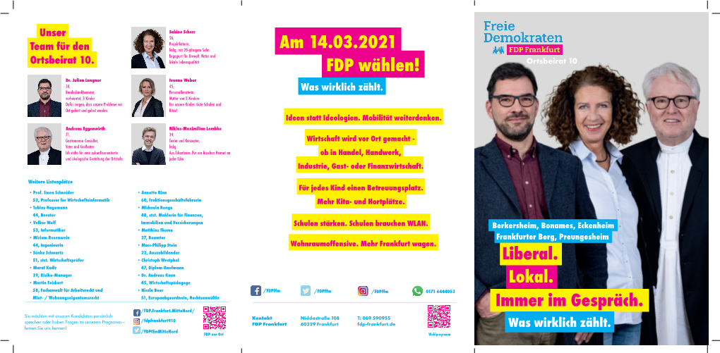 Am 14.03.2021 FDP Wählen!