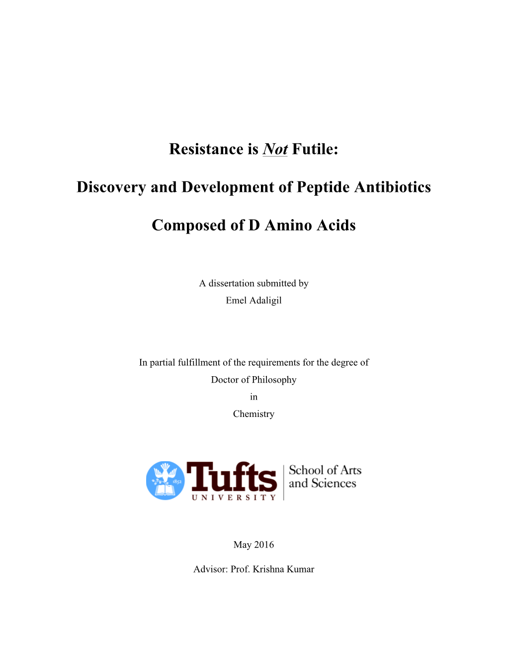 Discovery and Development of Peptide Antibiotics