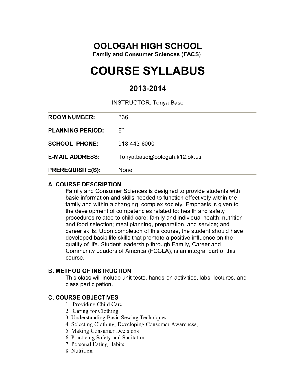 This Syllabus Is Offered As a Guideline Only