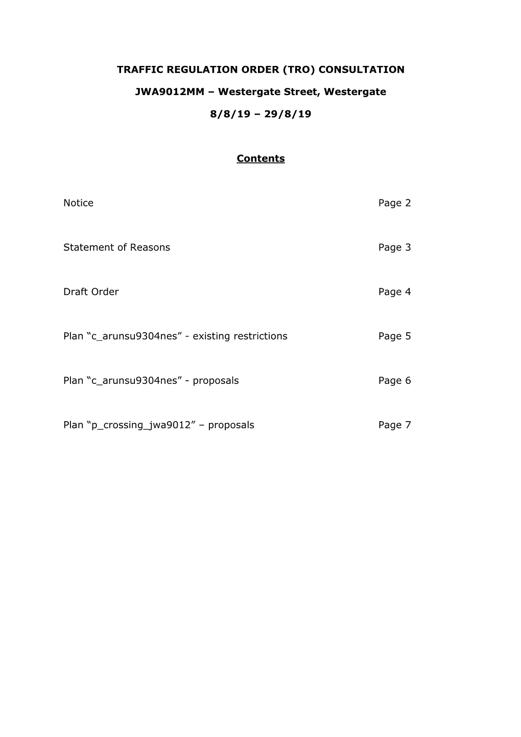 JWA9012MM – Westergate Street, Westergate