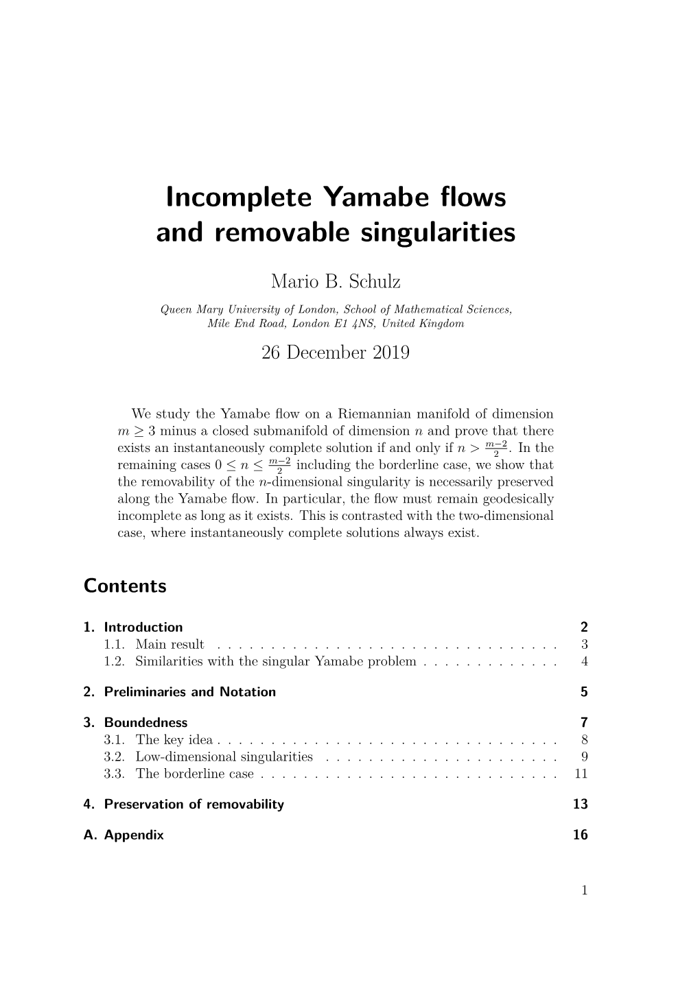 Incomplete Yamabe Flows and Removable Singularities