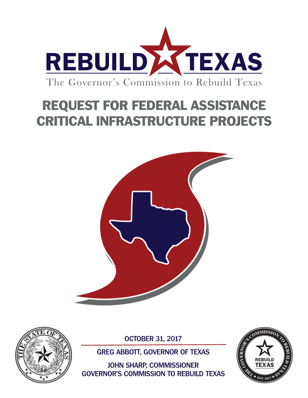 Request for Federal Assistance Critical Infrastructure Projects