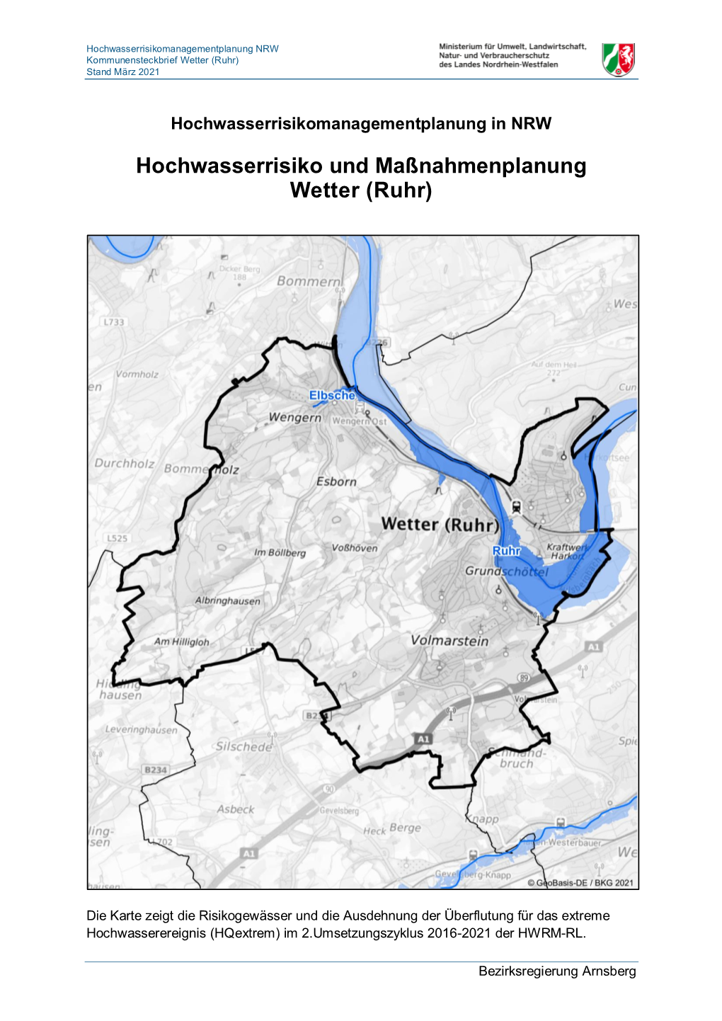 Wetter (Ruhr) Stand März 2021