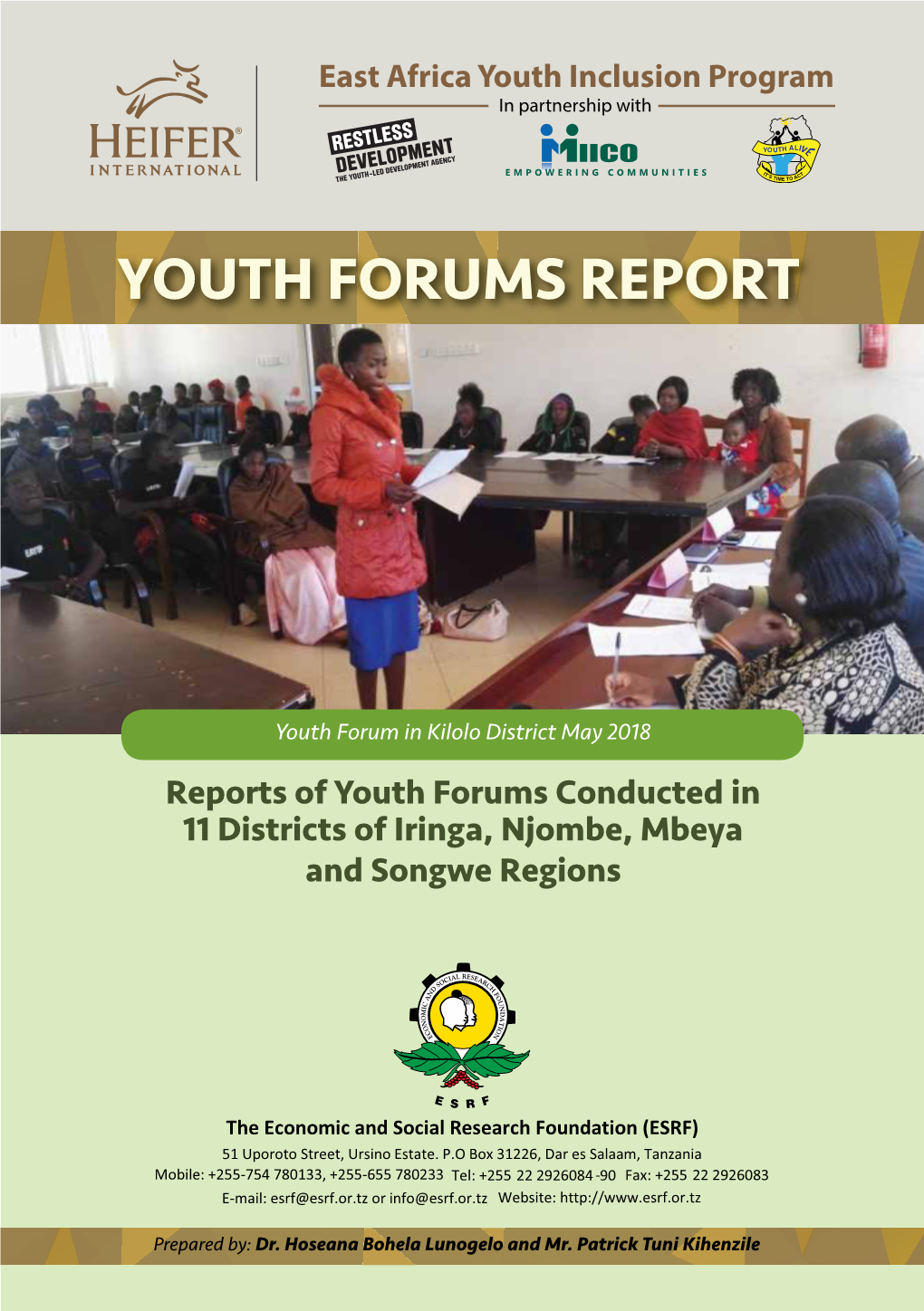 Youth Forums Report
