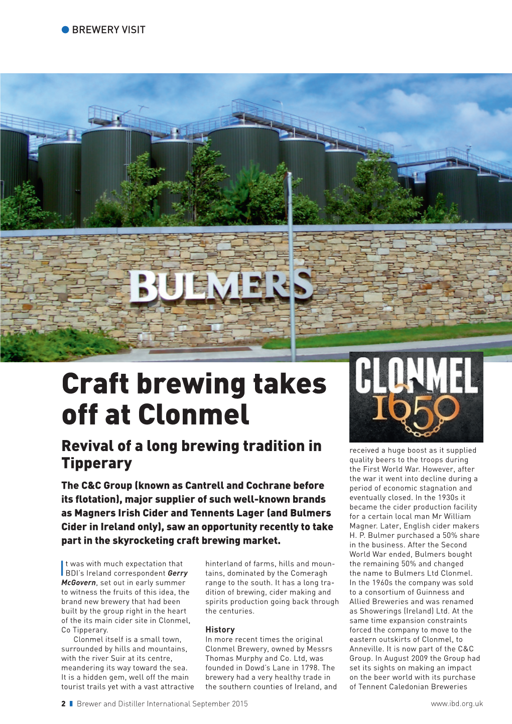 Clonmel Brewery.Indd