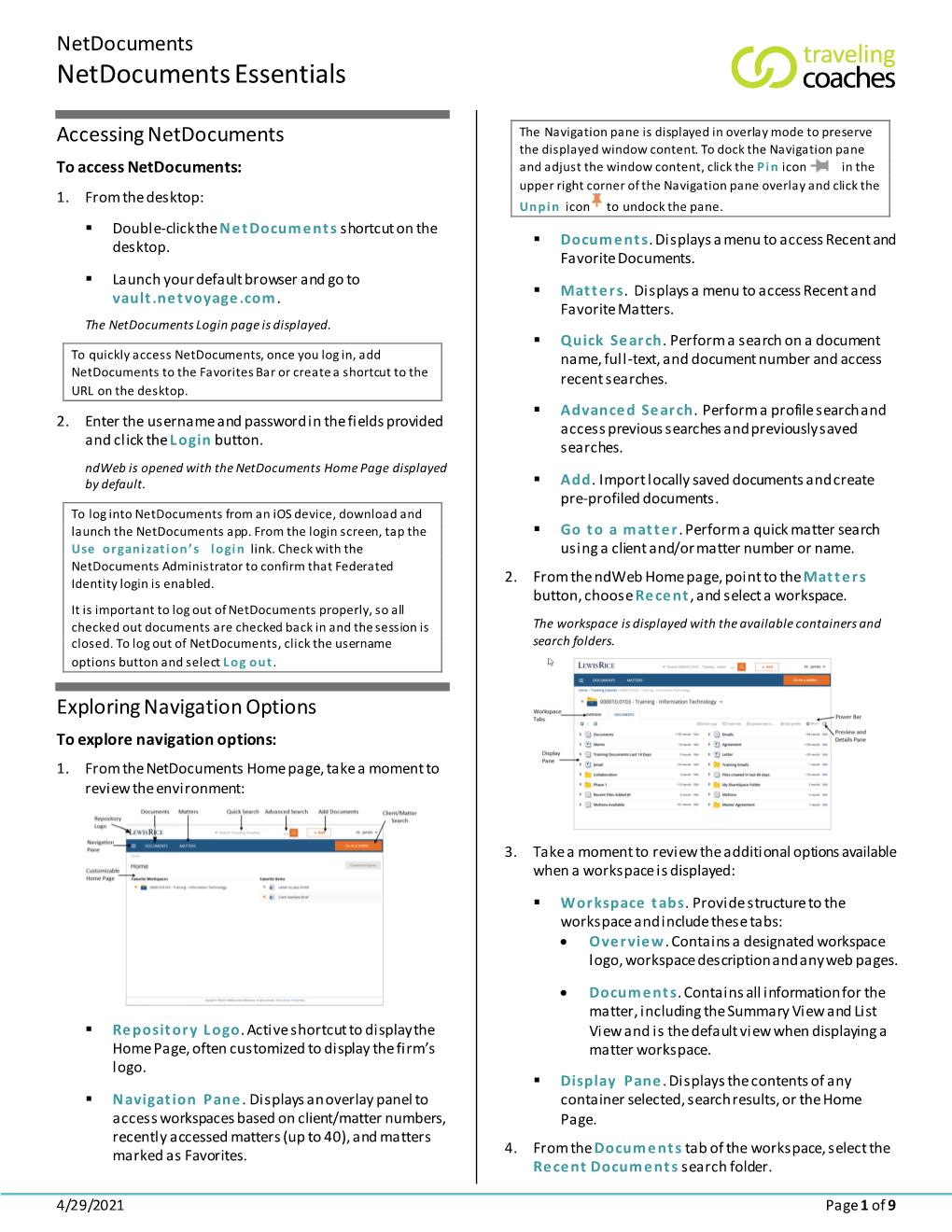 Netdocuments Essentials