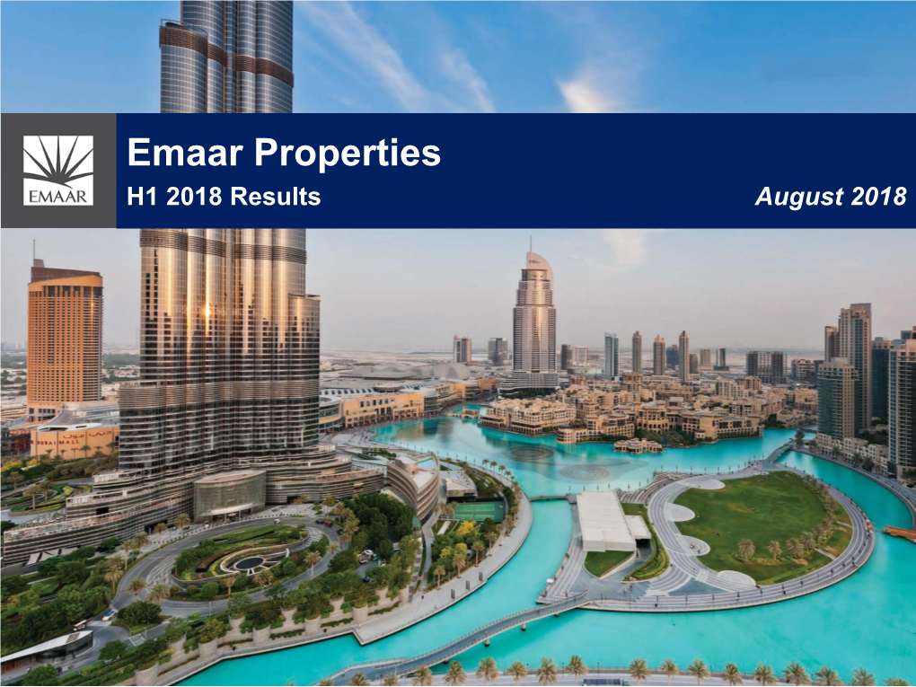 Emaar Malls Emaar Entertainment 9% Properties Development Development Hospitality and Leasing