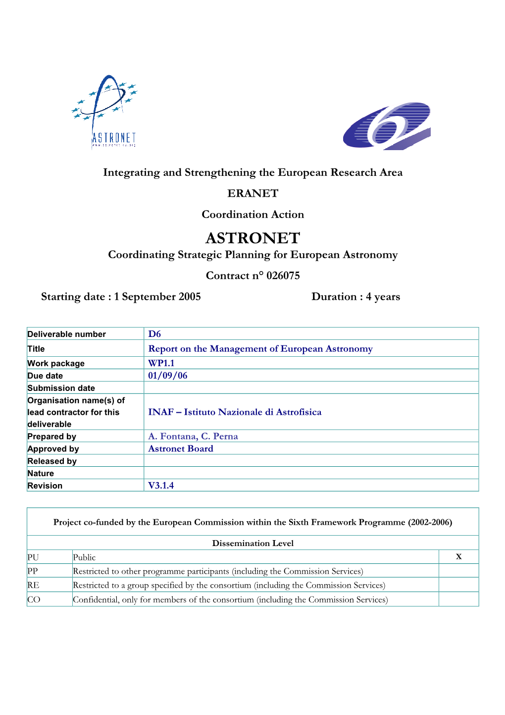 Report on the Management of European Astronomy