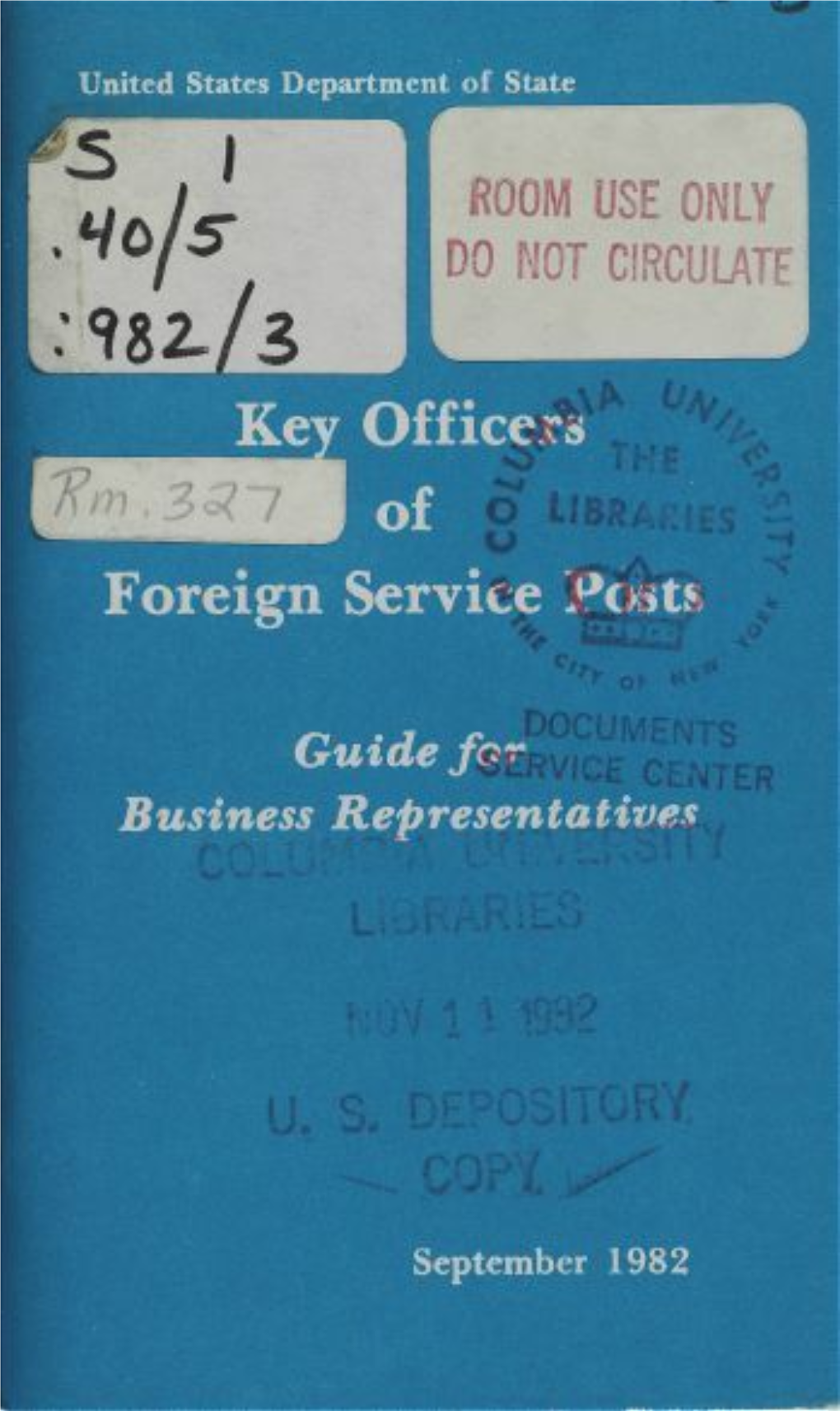 Key Officers Foreign Service7x&gt;^T?