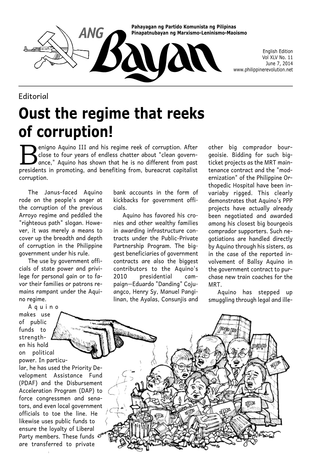 ANG Oust the Regime That Reeks of Corruption!